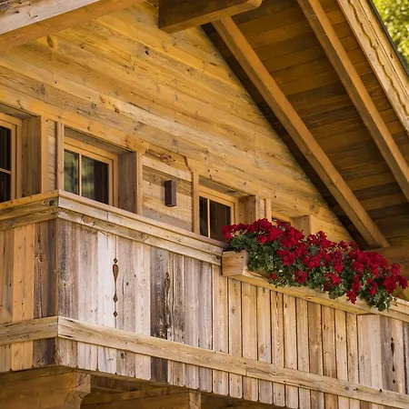 木屋 Wellnesshuettendorf Wiese